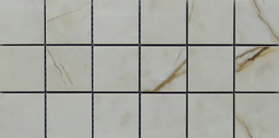Мозаика Mk.OrCre1530LP 15х30 керамогранит лаппатированная чип 5х5 мм, бежевый