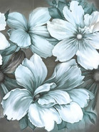 Панно Azori Devore Floris 94,5х126 (компл. из 6шт), матовая керамическое