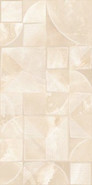 Настенная плитка Opale Beige Struttura Azori 31.5x63 глянцевая, рельефная (структурированная) керамическая 509051101