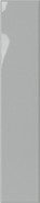 Настенная плитка Plinto Grey Gloss 10.7х54.2 DNA Tiles глянцевая керамическая 78803276