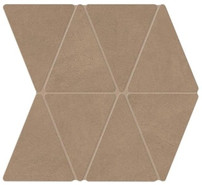 Мозаика Boost Natural Coral Mosaico Rhombus 36,7x33,8 керамогранит матовая, коричневый A7CT