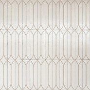 Керамогранит Terramater Vaniglia 3D Losanga Lux Str 9.1x37.5 Marazzi Italy глянцевый настенная плитка MPM5
