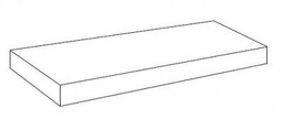 Ступень угловая Rinascente Grey Scal. Ang. SX/Ринашенте Грей Левая 33x80 керамогранит матовая 620070802242