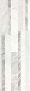Настенная плитка Deco White Brillante 25x75 глянцевая керамическая