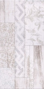 Настенная плитка GT13VG San Remo Белый Геометрия 25х50 Global Tile матовая керамическая
