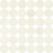 Мозаика Boost Expression Glow Mosaico Circle 32x32 керамогранит Atlas Concorde Italy матовая, белый AYY1