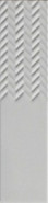 Настенная плитка Waves Bianco 5x20 матовая керамическая