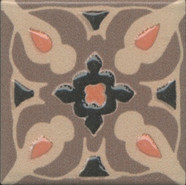 Вставка OS/C177/21052 Анвер 11 Коричневый 4.85x4.85 Kerama Marazzi глянцевая керамическая