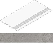 Ступень фронтальная K-2202/MR/st01/294х600x9 керамогранит матовая Kerranova Skala