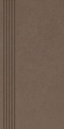 Ступень фронтальная Intero Brown Stopnica Prosta Nacinana Mat. 29,8x59,8 керамогранит матовая 5900144071575