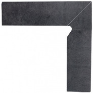 Плинтус клинкерный Bazalto Grafit Цоколь Правый 2-х элем 30x8,1x1,1 матовый