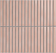 Мозаика Porcelain mosaic Mosaic 1.5х14.5 Y15FW42 Розовый матовый керамогранит 29.4х31.3 см чип 15х145 мм,