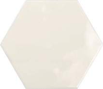 Настенная плитка Hex Ivory Glossy 15x17.3 глянцевая керамическая