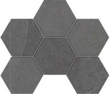 Мозаика LN04/TE04 Hexagon 25x28,5 керамогранит матовая, серый 39617