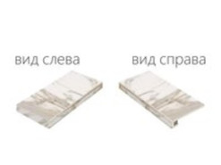 Ступень угловая левая Шарм Эво Калакатта / Charme Evo Calacatta керамогранит