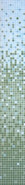 Мозаика Degradados Nilo-1 № 602/600/507/503/510 31,7x31,7 (на сетке) 2.5x2.5 стекло
