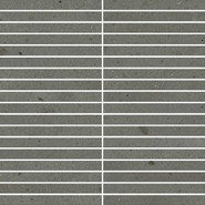 Мозаика Italon Avantgarde Black Mosaico Strip керамогранит 30х30 см матовая черный 610110001210