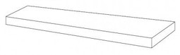Ступень угловая Rinascente Grey Scal. Ang. DX/Ринашенте Грей Правая 33x120 керамогранит матовая 620070802252