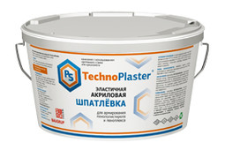 Лепнинапласт Эластичная шпатлевка реставрационная смесь PS-Technoplaster 15 кг
