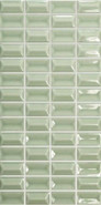 Настенная плитка 3D Bars Diamond Jade Gloss 12.5х25 Wow 3d, глянцевая, рельефная (структурированная) керамическая УТ-00048723