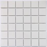 Мозаика Arene White керамогранит 30.6х30.6 см матовая, противоскользящая чип 4.8х4.8х6 мм