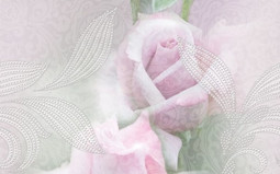 Декор Розовый Свет-1 25х40 Belleza глянцевый керамический 04-01-1-09-03-41-356-0