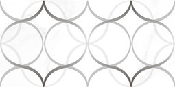 Декор Crystal Resonanse белый 30x60 Laparet глянцевая керамический