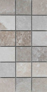 Мозаика Mk.Himalaya Coral1 530 15х30 керамогранит RHS матовая чип 50х50 мм, розовый, серый