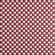 Мозаика Dama006 керамика 30х30 см Appiani Texture матовая чип 12х12 мм, белый, красный