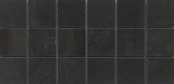 Мозаика Mk.TUBE1530N_10 mm 15х30 керамогранит матовая, черный