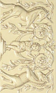 Бордюр Unicorni Crema A 12,5x20 керамический