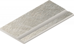 Керамогранит Magma Ice Bordo 30x60 Svasato.Round Italon x2 матовый бортик закругленный с выемкой 620090001344