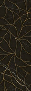 Декор Black and Gold Struttura Decor 24.2x70 глянцевый керамический