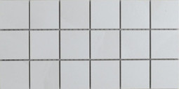 Мозаика Mk.AbsWhRm1530 15х30 керамогранит матовая, серый