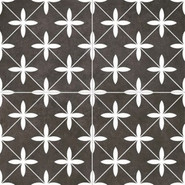 Напольная плитка Chic Poole Black 45x45 матовая керамическая
