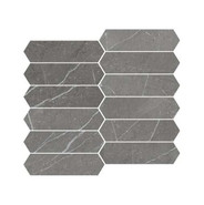 Керамогранит Petra Mini Crayon Charcoal (116999) 3,7х13,6 Wow глазурованный, матовый универсальный