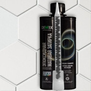 Эпоксидная двухкомпонентная затирка для плиточных швов Demex, матовая, лунный белый DME-306