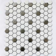 Мозаика Babylon Silver matt 2.3x2.6 керамическая 26x30