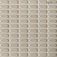 Мозаика NSmosaic R-363 керамика глянцевая 30х30 см чип 23х48 мм, бежевый