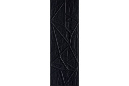 Настенная плитка Titanium Nero Sciana Kratka Struktura Rekt Paradyz Ceramika 25x75 рельефная (структурированная) керамическая 131189608503