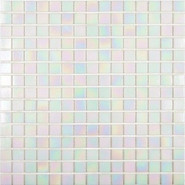 Мозаика GL42031 стекло 32.7х32.7 см глянцевая чип 20x20 мм, белый