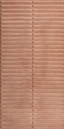 Настенная плитка Homey Stripes Clay Matt 30x6 Piemme матовая, рельефная (структурированная) керамическая 5238