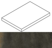 Ступень угловая Континуум Брасс Дарк Левая 33x160 керамогранит матовая 620070002368