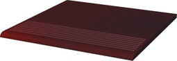 Ступень фронтальная Cloud Brown Stopnica Prosta 30x30 (1,17) клинкер структурированная Paradyz Ceramika Cloud Brown 77383