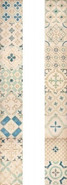 Бордюр 1506-0173 Парижанка Мульт. керамический