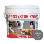 Затирка для плитки эпоксидная Litokol Epoxystuk X90 C.15 серый 10 кг 479360003