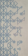 Декор Sartoria Geometria A Blu 50x100 Petracer`s матовый керамический SA G A BLU