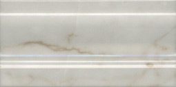 Плинтус FMD024 Стемма Белый 10х20 Kerama Marazzi глянцевый керамический