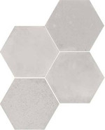 Керамогранит Concrete Hexagon Light Grey (114684) 20х23 Wow глазурованный, матовый универсальный