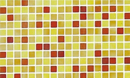 Мозаика Rojo - часть 3 2.5x2.5 стекло 31.3х49.5